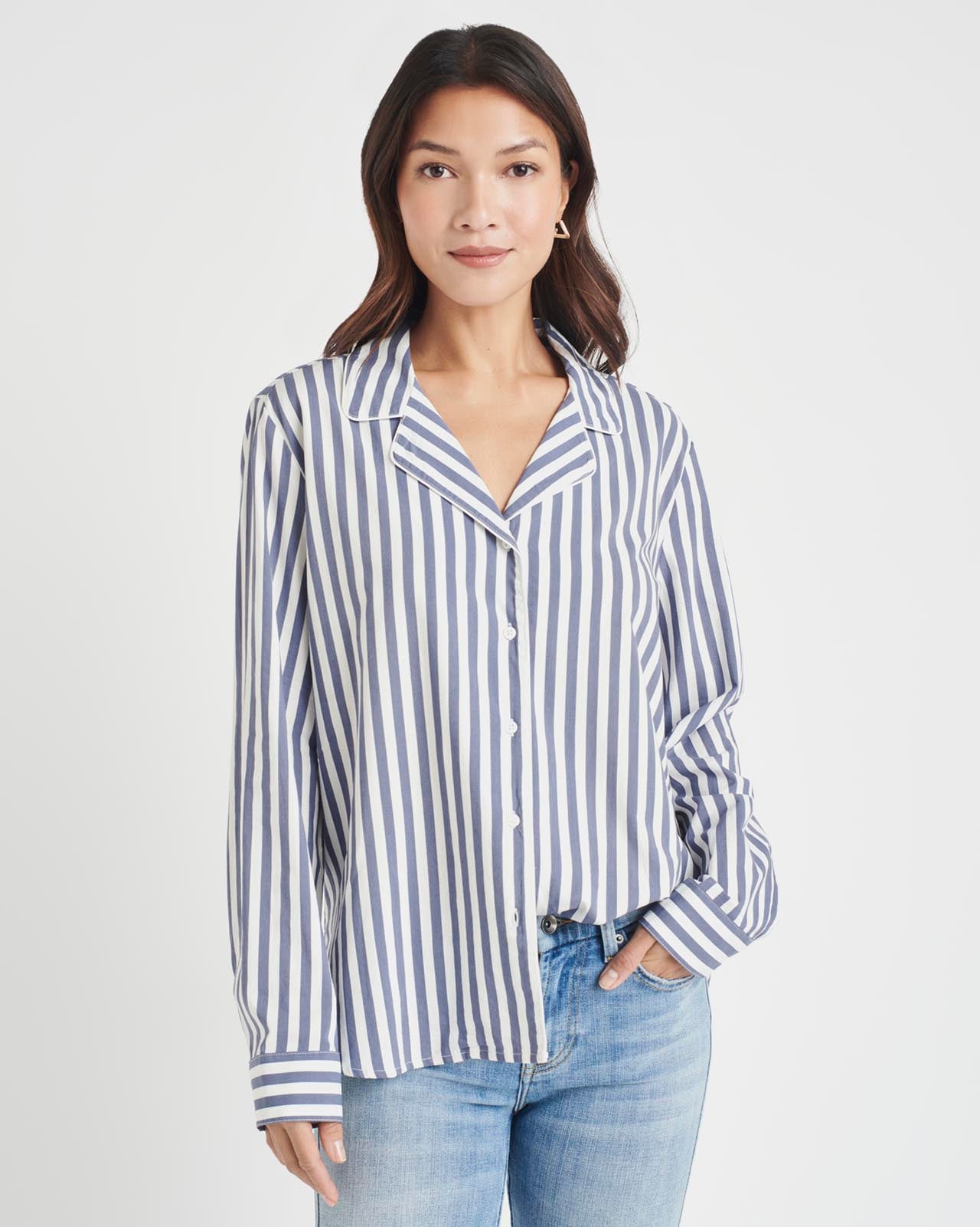 Splendid x Cella Jane Stripe Button Down