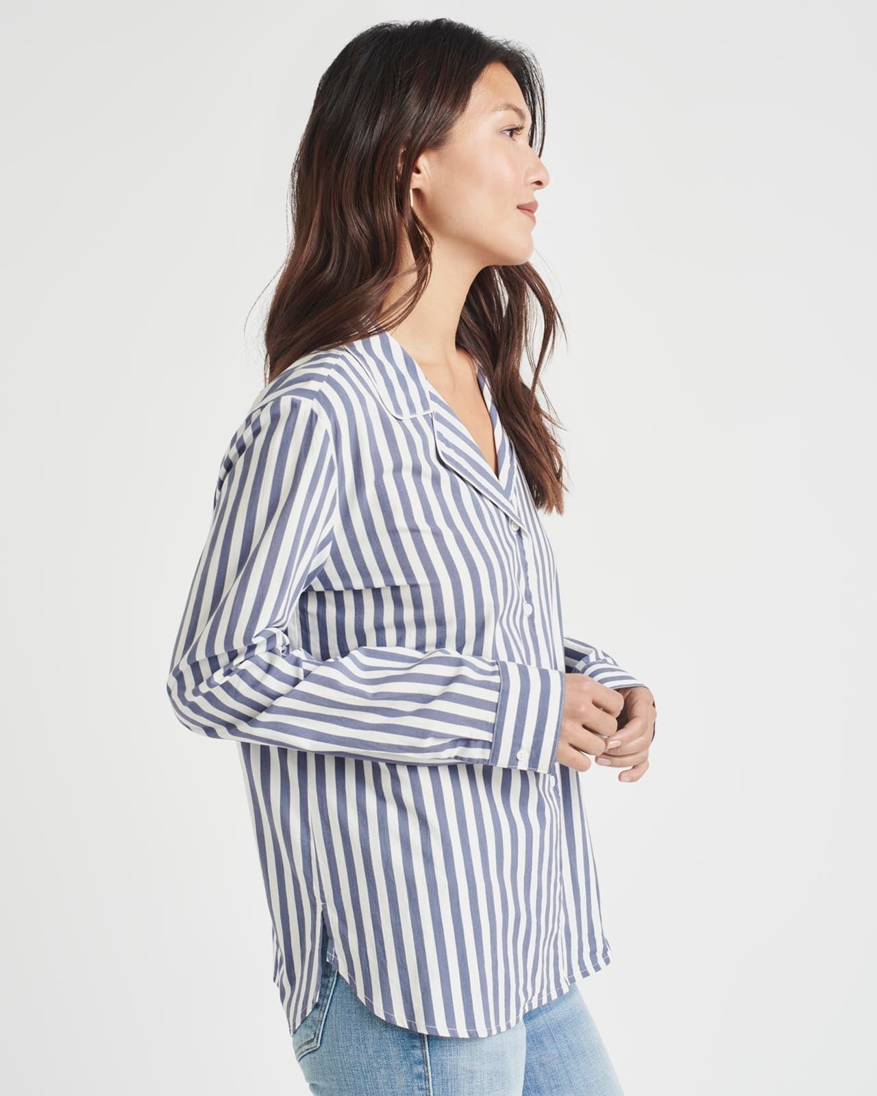 Splendid x Cella Jane Stripe Button Down