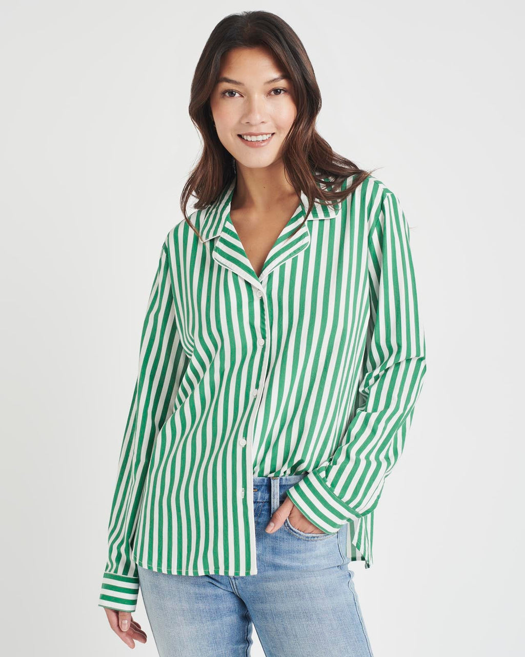 Splendid x Cella Jane Stripe Button Down