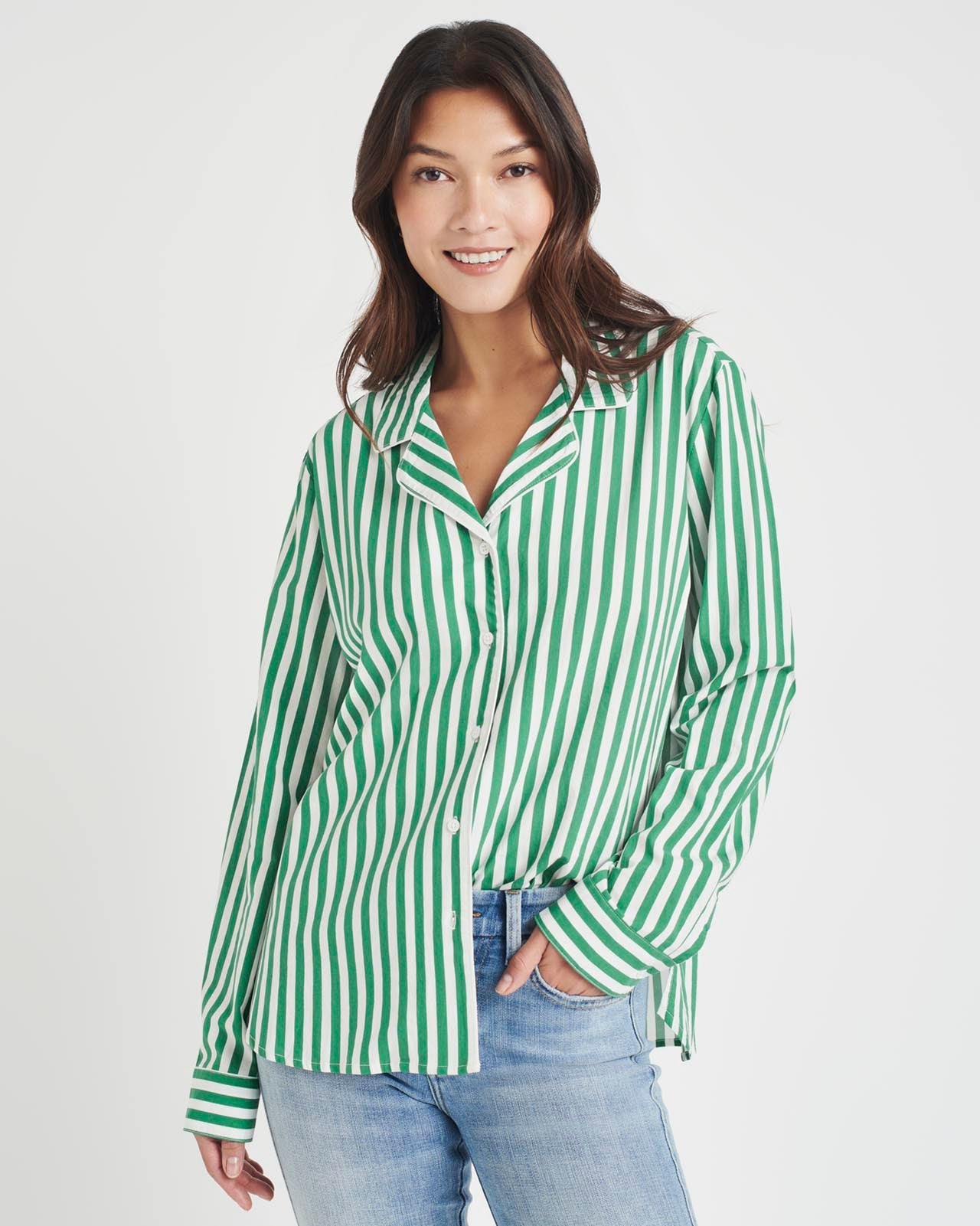 Splendid x Cella Jane Stripe Button Down