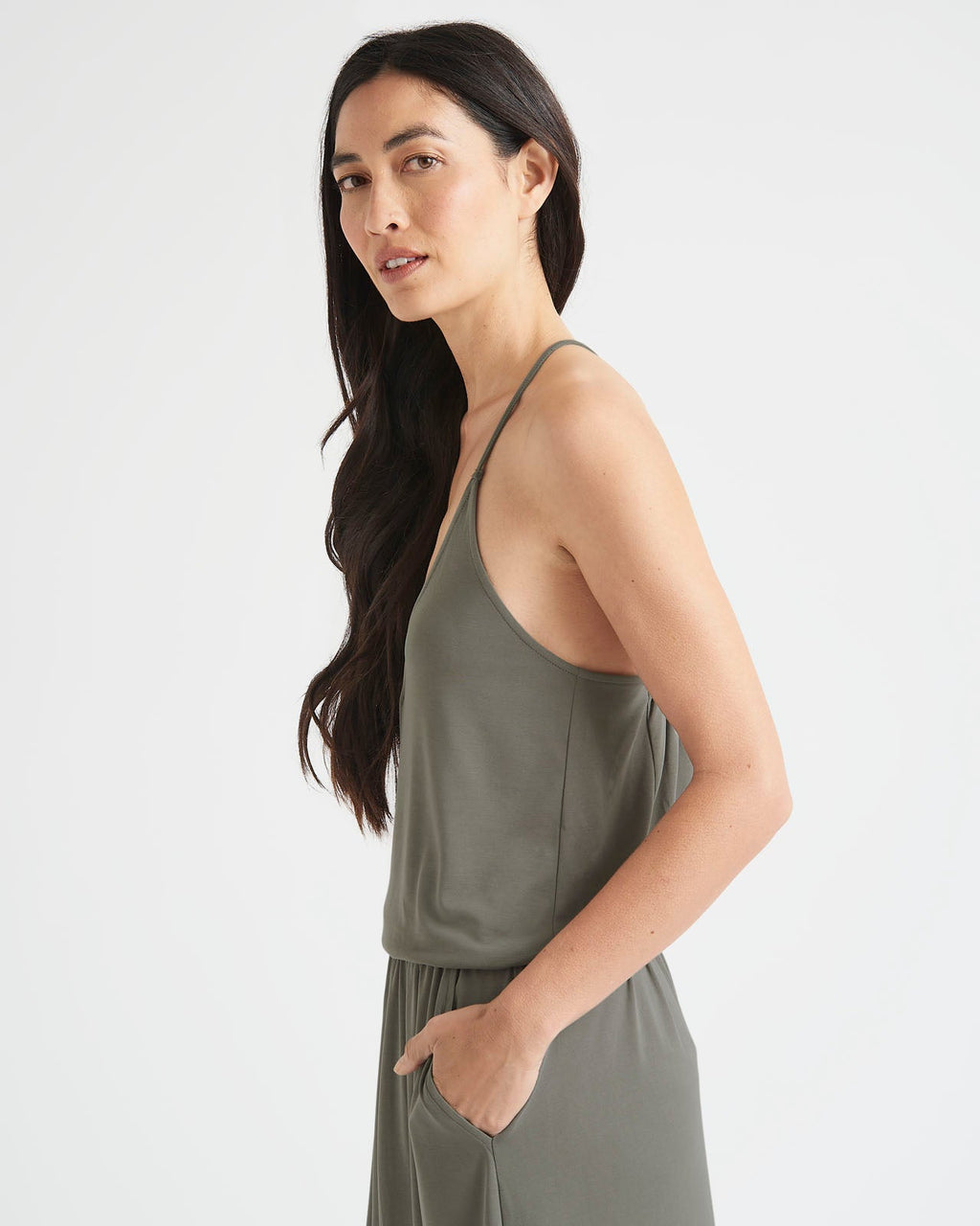 Arlo Sandwash Jersey Braided Tank