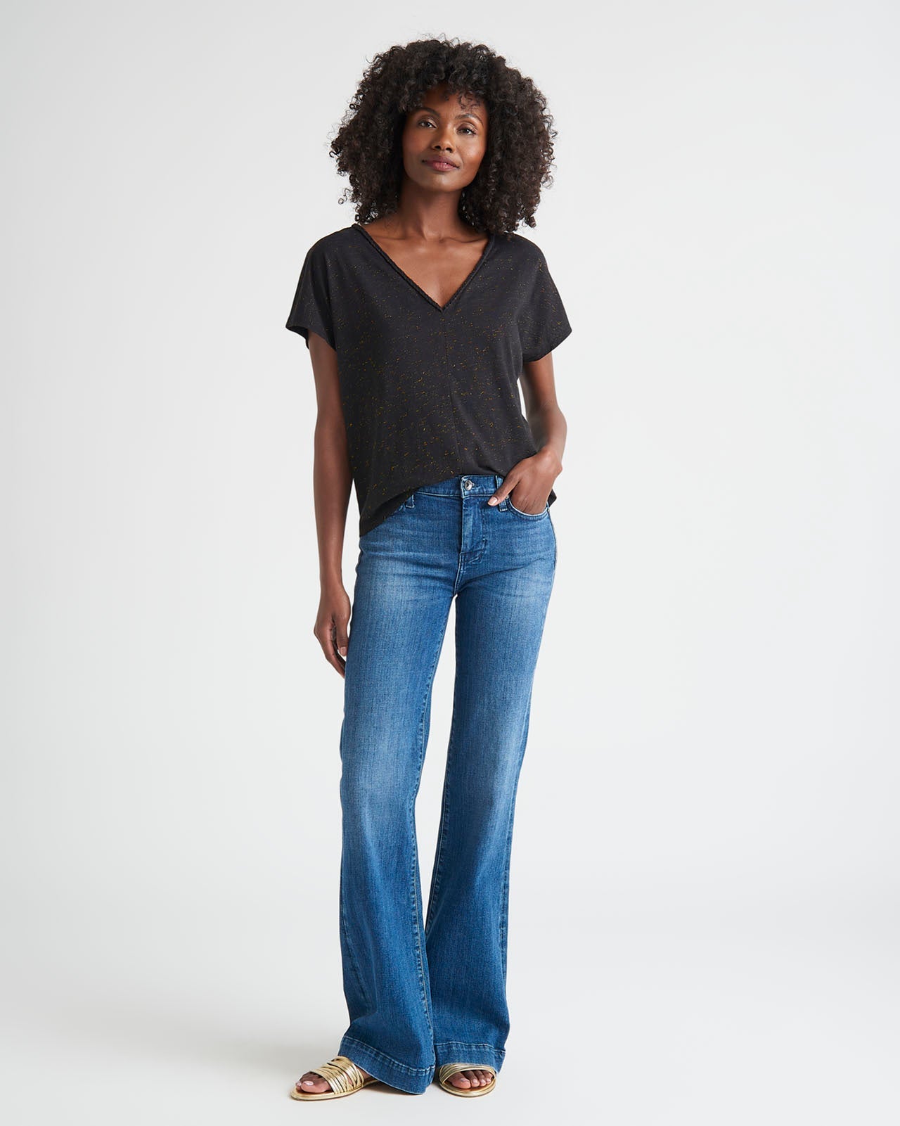Ali Heather Lurex Tee