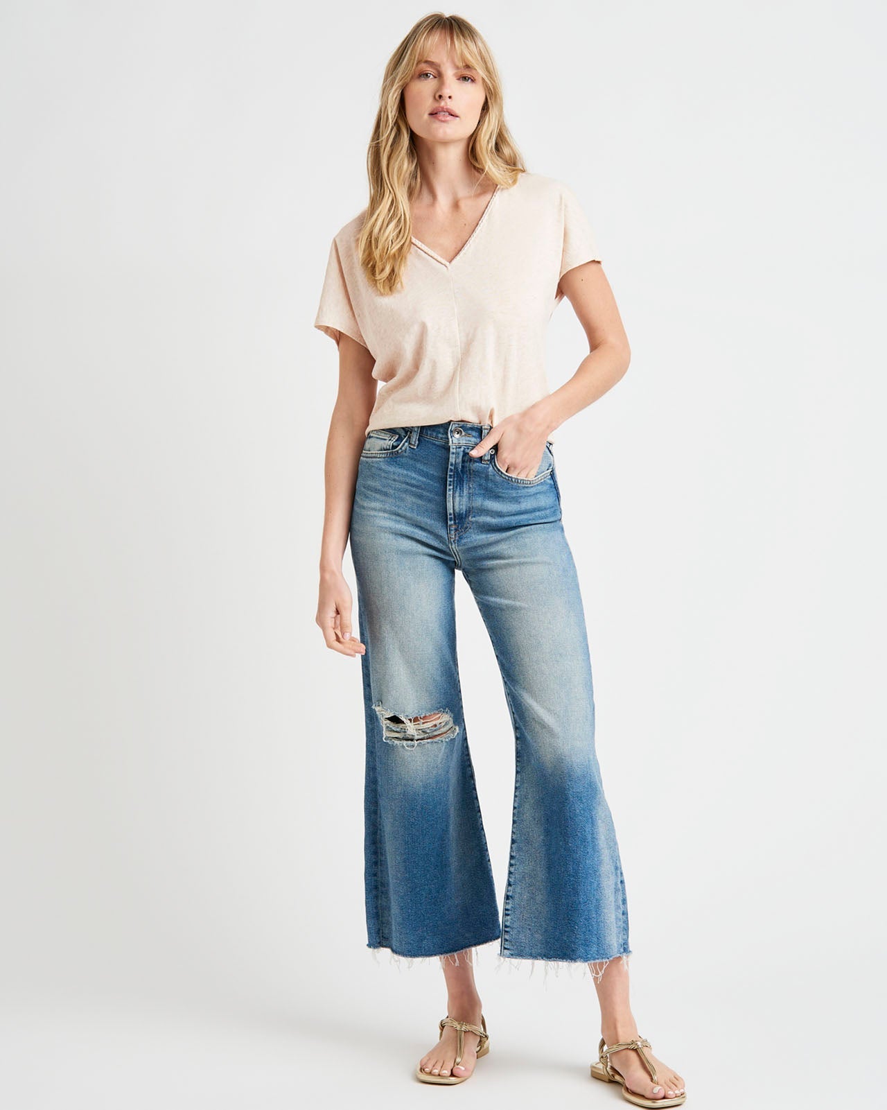 Ali Heather Lurex Tee