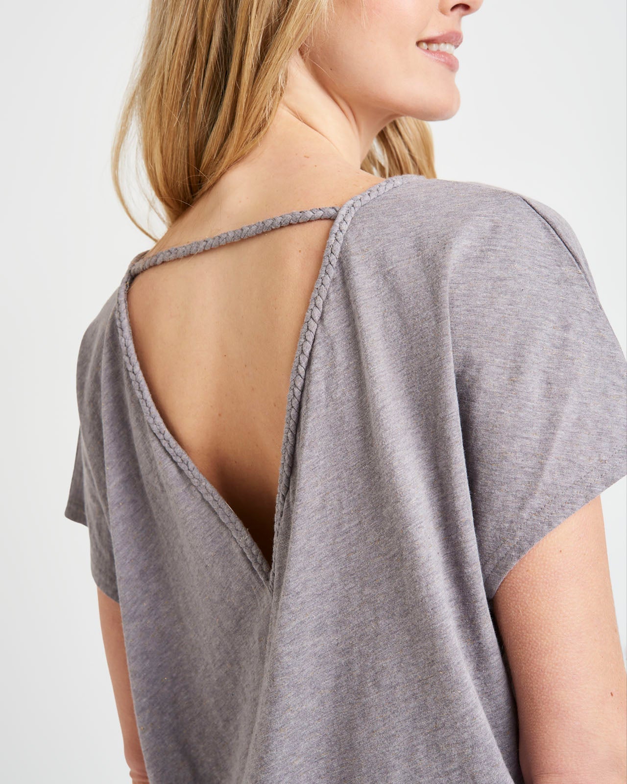 Ali Heather Lurex Tee