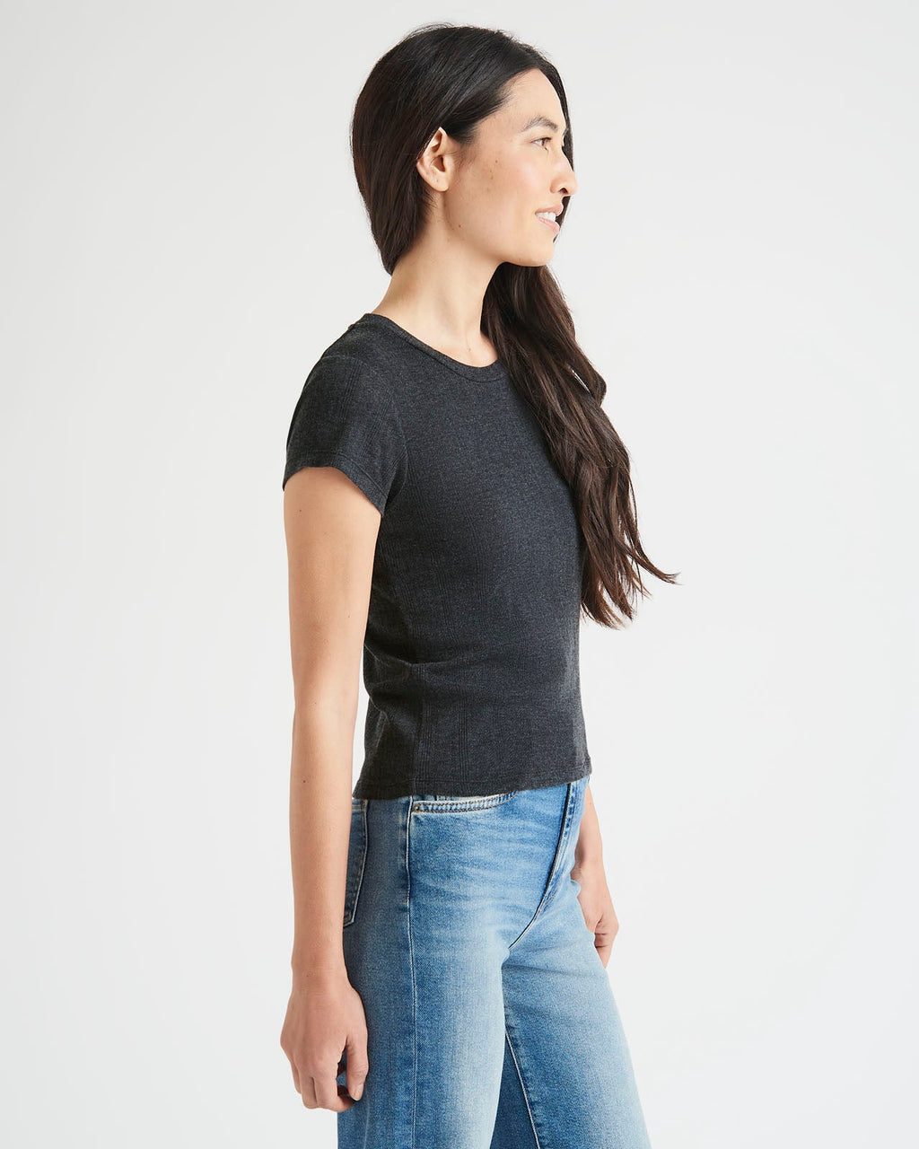 Arlie Pointelle Short Sleeve Tee