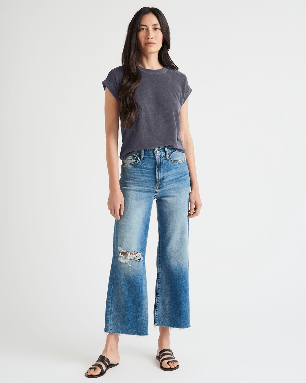 Terry Short Sleeve Sweatshirt