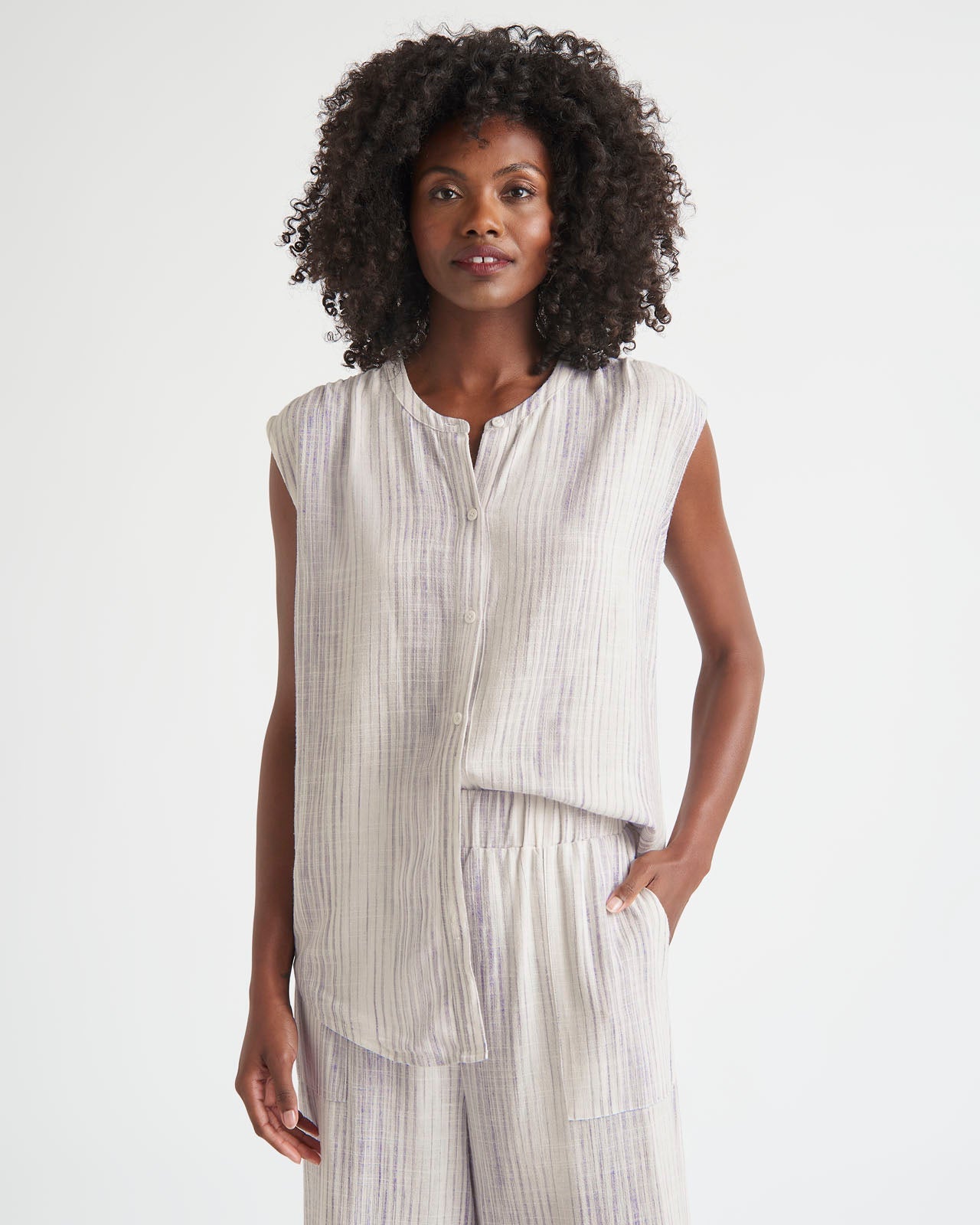 Striped Lola Sleeveless Top